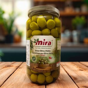 Green Olives Pickles Halabi (1000 ml)